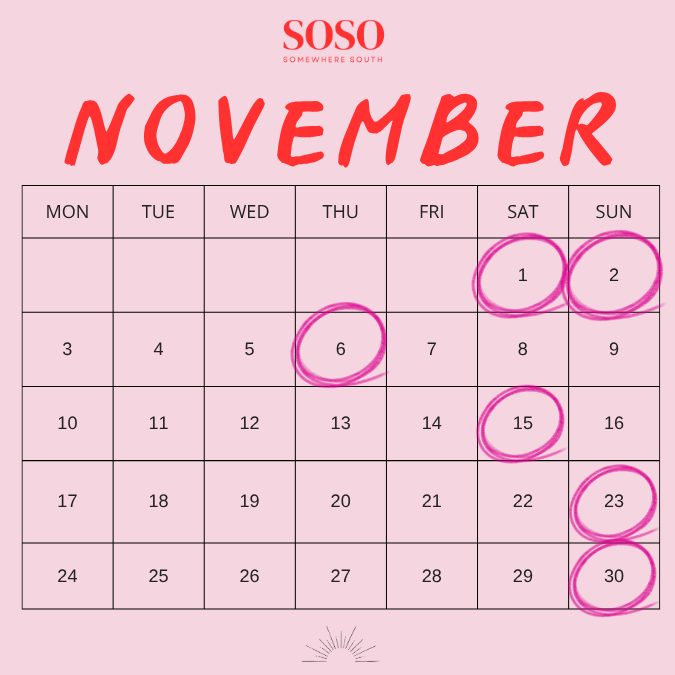 November 2025 Events