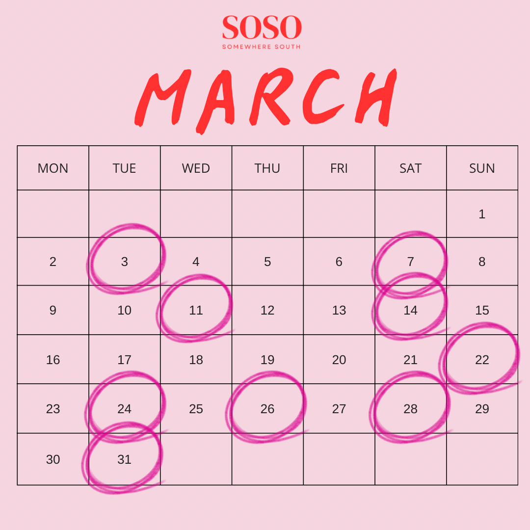 March 2026 Events
